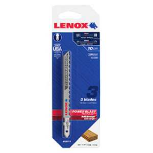 LENOX 1990961 B450T 4" 10TPI T-SHANK HARD WOOD CUTTING JIG SAW BLADE 3-PACK