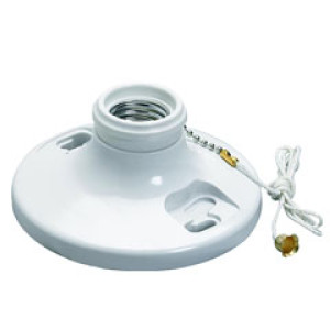 PASS & SEYMOUR  280WHCC18 CC PHENOLIC PULL CHAIN LAMPHOLDER