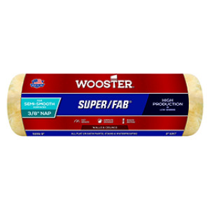 WOOSTER R239 9" X 3/8" SUPER/FAB GOLDEN YELLOW KNIT ROLLER COVER
