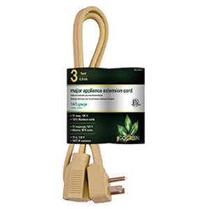 GOGREEN POWER GG-25603 14/3 3' SPT-3 INDOOR EXTENSION CORD BEIGE