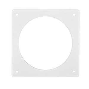 LAMBRO 1425W TRIM PLATE FOR 48050267 4" WHITE PLASTIC LOUVER VENT