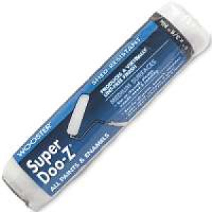 WOOSTER R205 18" X 3/8" SUPER DOO-Z SHED-RESISTANT WHITE WOVEN ROLLER COVER