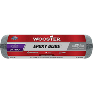 WOOSTER R232 9" X 1/4" EPOXY GLIDE SHED-RESISTANT ROLLER COVER