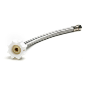 FLUIDMASTER B1T12CS 12" CLICK SEAL TOILET CONNECTOR BRAIDED
