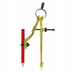 GENERAL TOOLS 842 24126 ADJUSTABLE PRECISION PENCIL COMPASS DIE-CAST METAL