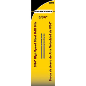 G-FORCE 22715 5/64" HSS DRILL BIT 2 PER CARD