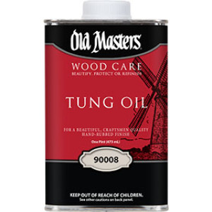 OLD MASTERS 90008 WOOD CARE 100% PURE TUNG OIL