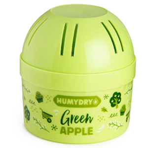 HUMYDRY USA44125C12 2.6 OZ GREEN APPLE MINI MOISTURE ABSORBER & AIR FRESHENER
