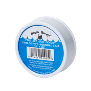 BLACK SWAN 02095 1/2" X 520" WHITE LOW DENSITY PTFE TAPE
