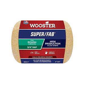 WOOSTER R241 4" X 3/4" SUPER/FAB GOLDEN YELLOW KNIT ROLLER COVER