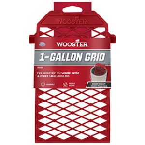 WOOSTER R008 1 GALLON RED POLYPROPYLENE PAINT BUCKET GRID