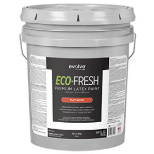 EVOLVE 485-01-5 5GAL ECO-FRESH INTERIOR/EXTERIOR FLAT WHITE