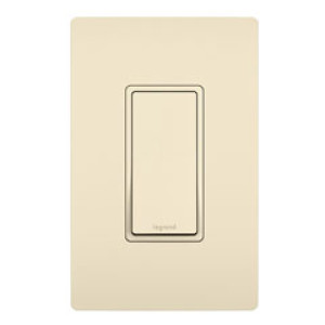 PASS & SEYMOUR  TM873LACC10 15A 120/277VAC 3-WAY DECORATOR SWITCH LIGHT ALMOND