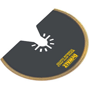 DEWALT DWA4211 OSCILLATING TITANIUM SEMI-CIRCLE BLADE