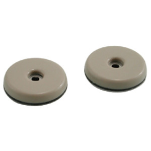 SHEPHERD 9455 SLIDE GLIDE 1-1/2" ROUND PADS WITH SCREWS AND ADHESIVE (4CD)