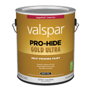 VALSPAR 62004.007 PROHIDE GOLD ULTRA EGGSHELL CLEAR BASE INT SELFPRIMING PAINT