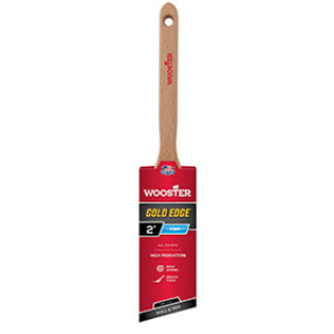 WOOSTER 5236 2" GOLD EDGE SEMI-OVAL FIRM CT POLYESTER ANGLE SASH PAINT BRUSH