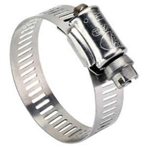 IDEAL CLAMP 6708551 HY-GEAR #8 7/16" 1" STAINLESS STEEL HOSE CLAMP 10 PK