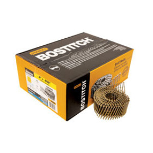 BOSTITCH C6R90BDG COIL SIDING NAIL 2" X .092 RING SHANK GALVANIZED 3.6M/BOX