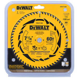DEWALT DWA271460 7-1/4" 60T CIRCULAR SAW BLADE