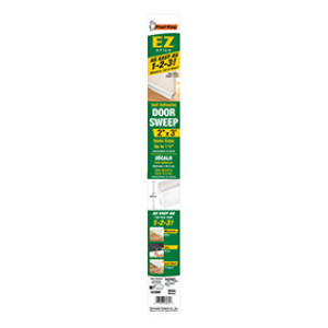 FROST KING EZ36W 60743 2" X 36" WHITE DOOR SWEEP ALUMINUM & VINYL SELF STICK