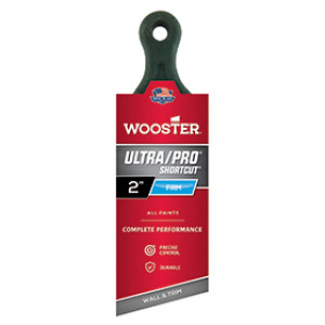 WOOSTER 4187 2" ULTRA/PRO FIRM NYLON&POLYESTER ANGLE SHORTCUT SHERGRIP BRUSH