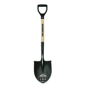 SEYMOUR 49831 ECO-TOUGH DIY ROUND POINT SHOVEL WOOD HANDLE POLY D-GRIP