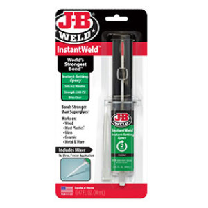 JB WELD 50111 14ML INSTANTWELD 2-PART EPOXY SYRINGE