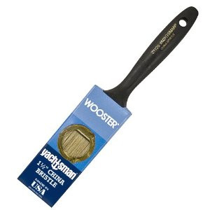 WOOSTER Z1120 1-1/2" YACHTSMAN SYNTHETIC WHITE CHINA FLAT BEAVERTAIL BRUSH