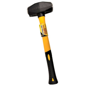 G-FORCE 21139 4 LB HAND DRILLING HAMMER 14" FIBERGLASS HANDLE WITH RUBBER GRIP