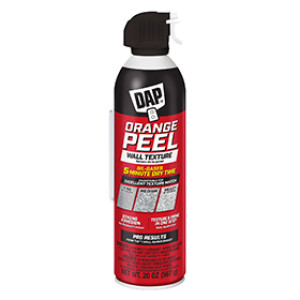 DAP 7079850016 20 OZ ORANGE PEEL OIL BASED WALL TEXTURE REPAIR SPRAY