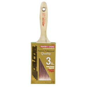 VELVET TOUCH 61530 3" BURGUNDY/WHITE SOLID VARNISH BRUSH