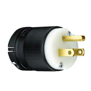 PASS & SEYMOUR  PS515PCLBCCV4 15A 125V 3-WIRE CC CLAMPLOCK STRAIGHT BLADE PLUG