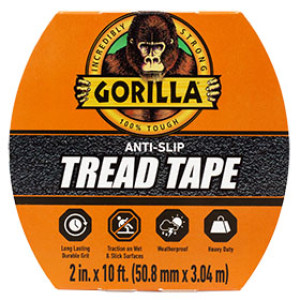 GORILLA GLUE 115944 10' ANTI-SLIP TREAD TAPE BLACK