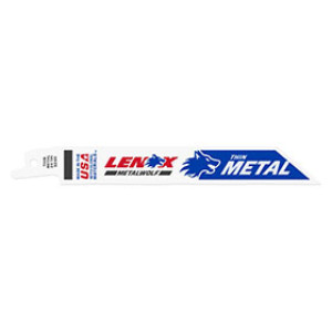 LENOX 20569 S624R 6" X 3/4" 24TPI THIN METAL RECIPROCATING SAW BLADE 1-PACK