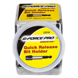 G-FORCE 22530 25 PC 2-3/8" QUICK RELEASE BIT HOLDER COOKIE JAR