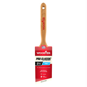 WOOSTER Z1293 2-1/2" PRO CLASSIC FIRM BLACK CHINA BRISTLE ANGLE SASH BRUSH