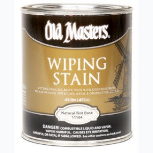 OLD MASTERS 11101 NATURAL TINT BASE WIPING STAIN 250 VOC