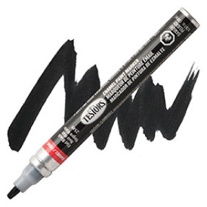 RUST-OLEUM 2549C TESTORS ENAMEL CARDED FLAT BLACK PAINT MARKER