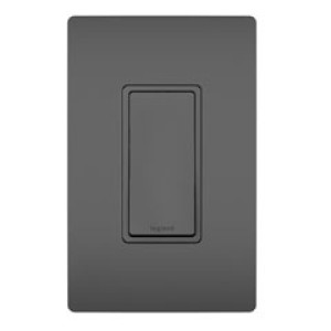 PASS & SEYMOUR  TM870BKCC10 15A 120/277V 1-POLE DECOR SWITCH BLACK