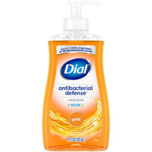 DIALPRO GOLD 35470 11OZ ANTIBACTERIAL LIQUID HAND SOAP PUMP BOTTLE