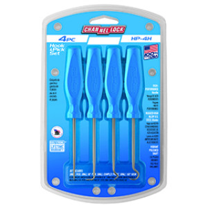 CHANNELLOCK HP-4H PRECISION HOOK & PICK SET 4 PIECE
