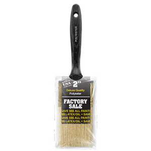 WOOSTER P3972 2" FACTORY SALE POLYESTER FLAT PLASTIC HANDLE PAINT BRUSH