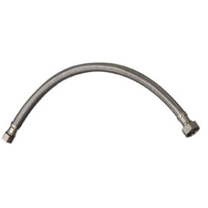 PLUMB PAK PP23802 EZ SUPPLY TUBE STAINLESS STEEL 3/8" COMP X 1/2" FIP 16" LAV