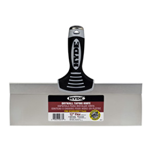 HYDE 09373 12" PRO STAINLESS TAPE KNIFE ALUMINUM FLAT BACK HAMMER HEAD END