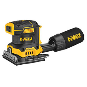 DCW200B 20V MAX 1/4 SHEET SANDER KIT VARIABLE SPEED W/ 2.0 AH BATTERY