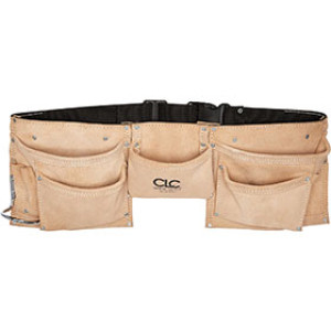 CLC 1370X3 8 POCKET PRO HEAVY DUTY SUEDE WORK APRON