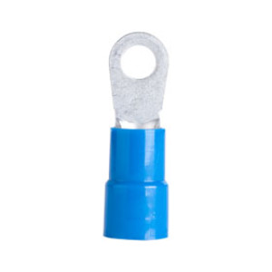 GARDNER BENDER 14-097 V.I. RING TERMINAL 6 AWG STUD SZ 1/2" BLUE 4/CARD