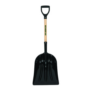 SEYMOUR 49050 #12 POLY SCOOP SHOVEL 43" FIBERGLASS HANDLE POLY D-GRIP