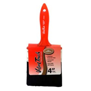 VELVET TOUCH 60040 4" BLACK POLYESTER VARNISH BRUSH